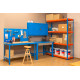 SimonRack Metal Shelving Unit: 1800x900x300 mm, 5 Metal Shelves, 100 kg per shelf, with screws