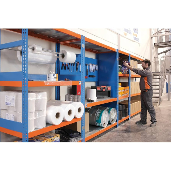 SimonRack Metal Shelving Unit: 1800x900x300 mm, 5 Metal Shelves, 100 kg per shelf, with screws