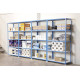 SimonRack Metal Shelving Unit: 1800x900x300 mm, 5 Metal Shelves, 100 kg per shelf, with screws