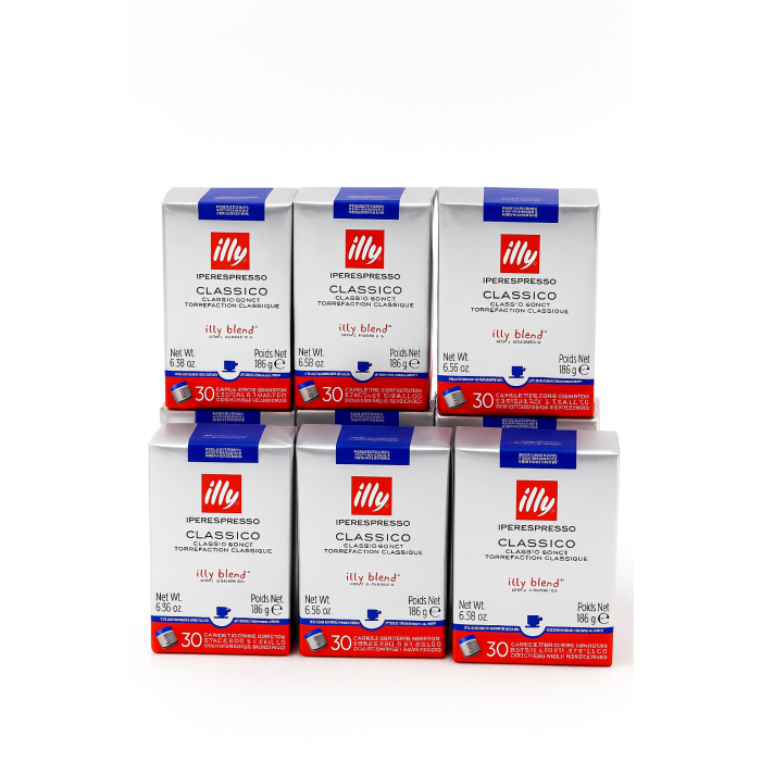 (Pack de 10) Cápsulas Illy Iperespresso Classico – Pack de 10 cajas × 30 cápsulas (300 unidades)