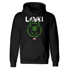 Sudadera con Capucha Unisex Marvel Distressed Logo Negro