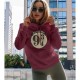 Unisex Hoodie Harry Potter Platform 9 and 3 Quarters Burgundy