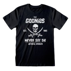 Camiseta de Manga Corta The Goonies Never Say Die Negro Unisex