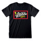 Camiseta de Manga Corta Unisex Willy Wonka Wonka Bar Negro
