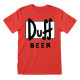 Camiseta de Manga Corta Unisex The Simpsons Duff
