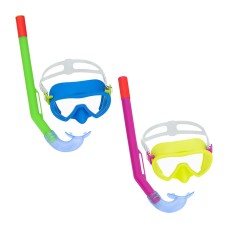 Snorkel Goggles and Tube for Children Bestway Yellow