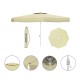Sombrilla Marbueno Blanco Poliéster Aluminio Ø 270 cm