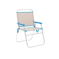 Silla Plegable Marbueno Azul Beige 52 x 80 x 56 cm