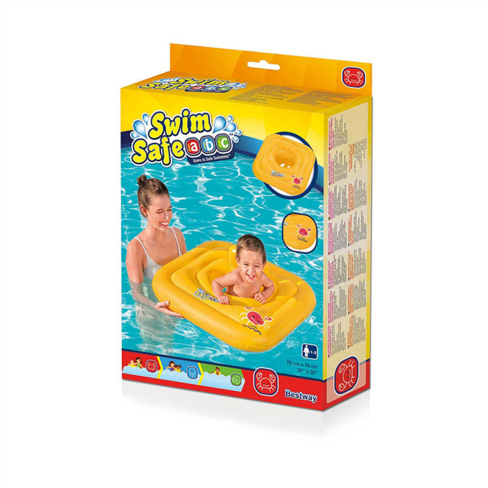 Baby float Bestway Yellow Crab 76 x 76 cm 1-2 years (1 Unit) Baby float Bestway Yellow Crab 76 x 76 cm 1-2 years (1 Unit)