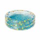Bestway Piscina Hinchable 3 Aros Transparente Tropical 150x53 cm +6 Años Jardin 51045