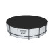 Swimming Pool Cover Bestway Black Ø 457 cm (1 Unit)