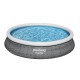 Bestway Piscina Hinchable Adulto Aro Ratan con Depurador 475x84 cm Jardin 57313