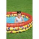 Bestway Piscina Hinchable Infantil 3 Aros Mariposas 168x38 cm +2 Años Jardin 51202