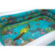 Bestway Piscina Hinchable 2 Camaras Fondo 3D Marino con Accesorios 262x175x51 cm +3 Años Jardin 54177