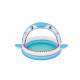 Bestway Piscina Hinchable Infantil 2 Aros Tiburon Aspersor 163x127x92 cm +2 Años Jardin 53157