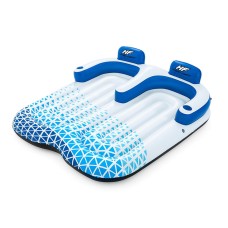 Bestway Sillon Hinchable Tumbona Doble Hydro-Force 196x193 cm Playa y Piscina 43534