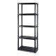 Marbueno Estanteria 5 Baldas Plastico Negro 61x31x171 cm Jardin 10538