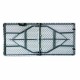 Marbueno Folding Table Resin White 180x70x74 cm Catering, Beach, Camping 10529