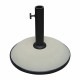 Marbueno Base Sombrilla Redonda Cemento 36x29,5 cm 11KG Blanco Jardin, Piscina y Terraza 10445