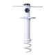 Marbueno Pincho Parasol Succion Acero Blanco 35,5x15x6 cm Playa y Jardin 10506