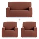 Sofa cover set Eysa TROYA Orange 70 x 110 x 210 cm 3 Pieces