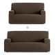 Sofa cover set Eysa TROYA Brown 70 x 110 x 210 cm 2 Pieces