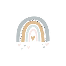 Lámina Crochetts Grey Rainbow 30 x 42 x 1 cm