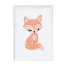 Painting Crochetts Multicolour MDF Wood 33 x 43 x 2 cm Fox