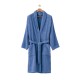 Dressing Gown Paduana Blue 450 g/m² 100% cotton