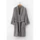 Dressing Gown Paduana Grey 450 g/m² 100% cotton