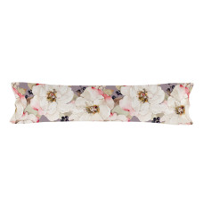 Funda de almohada HappyFriday White Peonies Multicolor 45 x 155 cm