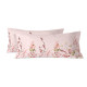 Funda de almohada HappyFriday Chinoiserie rose Multicolor 45 x 110 cm (2 Unidades)