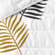 Colcha HappyFriday Blanc Foliage Multicolor 270 x 260 cm