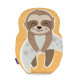 Cojín HappyFriday Moshi Moshi Multicolor Oso perezoso 40 x 30 cm