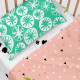 Sábana Bajera HappyFriday MOSHI MOSHI Blanco Multicolor 60 x 120 x 14 cm Oso Panda