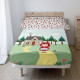 Bedding set HappyFriday Mr Fox Red Riding Hood Multicolour Single 2 Pieces