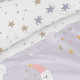 Juego de Sábanas HappyFriday Moshi Moshi Moons Multicolor 2 Piezas