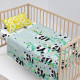 Bedding set HappyFriday Moshi Moshi Panda garden blue Blue 2 Pieces