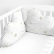 Protector de Cuna HappyFriday Basic Kids Little star  Beige 60 x 40 cm