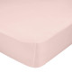 Sábana Bajera Ajustable HappyFriday BASIC Rosa claro 105 x 200 x 32 cm