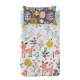 Juego de Sábanas HappyFriday Moshi Moshi Woodland Multicolor Cuna de Bebé 2 Piezas