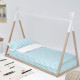 Saco Nórdico sin Relleno HappyFriday Basic Kids Vichy Azul 105 x 200 cm