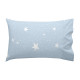 Duvet cover set HappyFriday Basic Kids Blue Baby Crib 2 Pieces