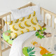 Duvet cover set HappyFriday Mr Fox Wild Multicolour Baby Crib 2 Pieces