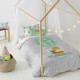 Duvet cover set HappyFriday Happynois Air Balloon Multicolour Single 2 Pieces