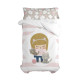 Juego de funda nórdica HappyFriday Happynois Kitty Multicolor Cama de 105 2 Piezas