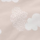 Pillowcase HappyFriday Basic Kids Clouds Pink 80 x 80 cm