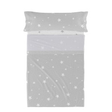 Bedding set HappyFriday Basic Kids Little star Grey Single 2 Pieces