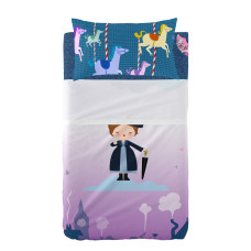 Juego de Sábanas HappyFriday Mr Fox Nanny Multicolor Cuna de Bebé 2 Piezas