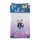 Juego de Sábanas HappyFriday Mr Fox Nanny Multicolor Cuna de Bebé 2 Piezas